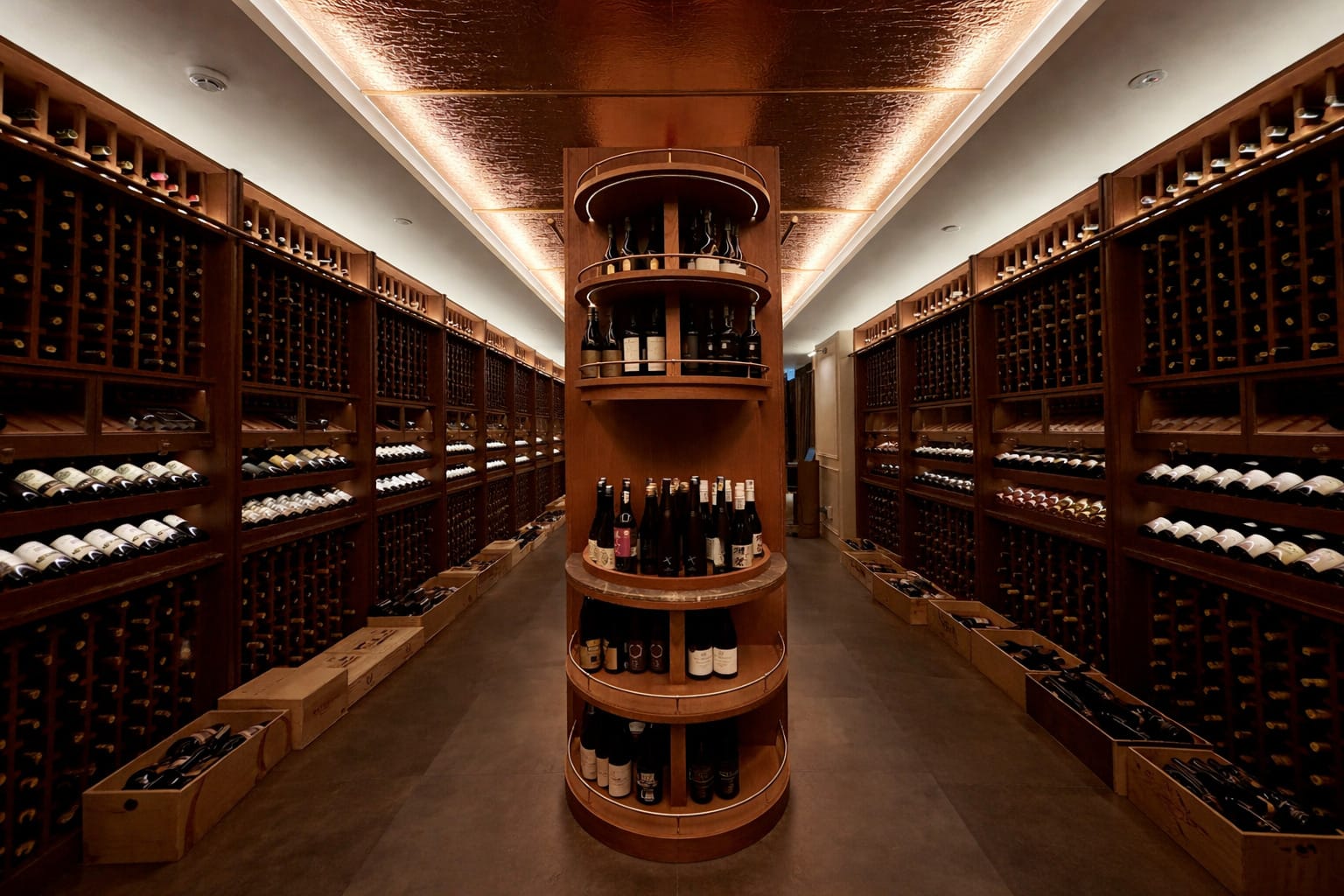 Prime Collective private wine cellar with over 10,000 bottles in KLCC